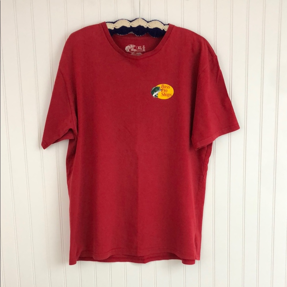 Bass Pro Shops Red Short Sleeve Tee